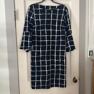 Liz Claiborne Black Dress Bell Sleeves
